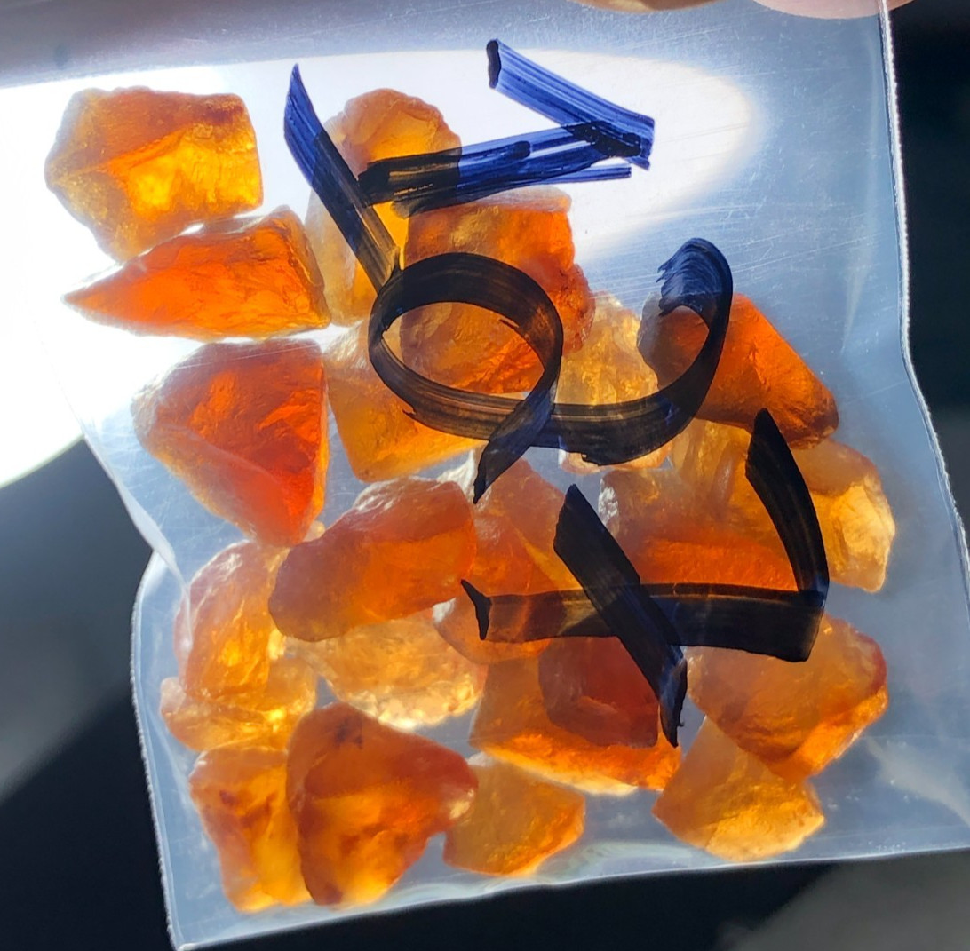 127carat Natural facet rough quality hessonite garnet from Africa loose gemstone