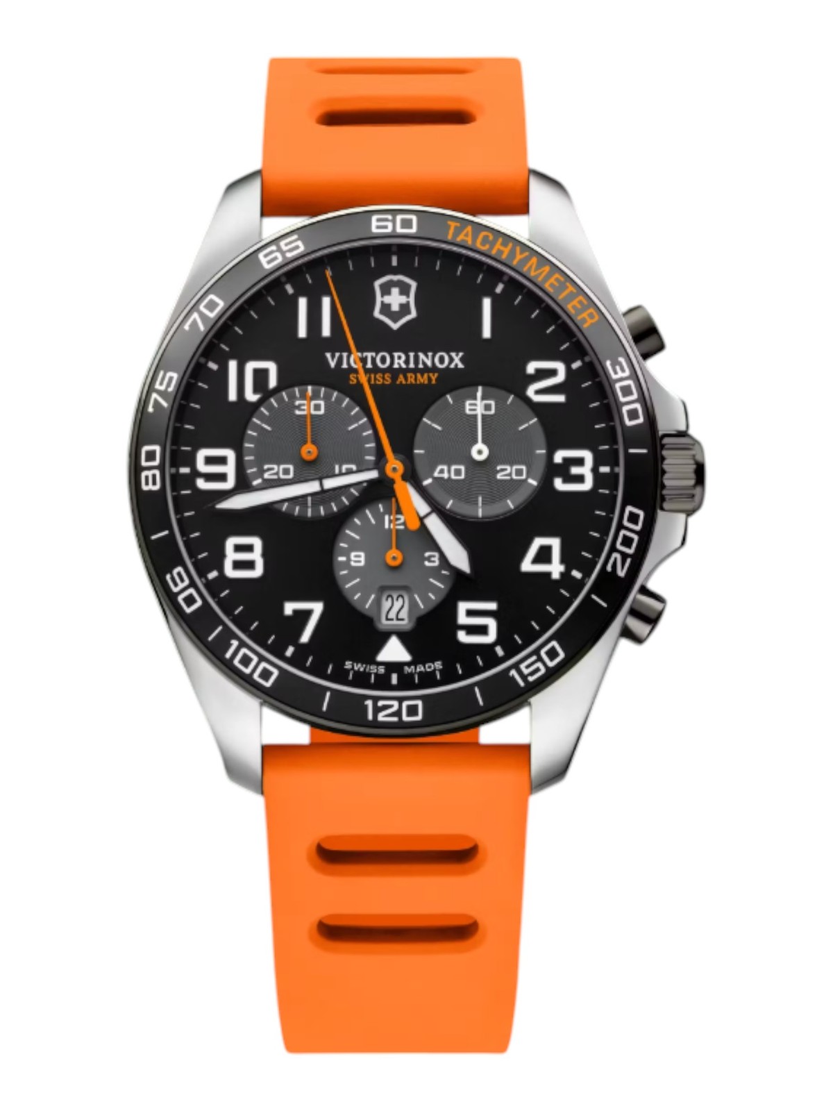 Victorinox FieldForce Sport Chrono 241893 Men’s Black Dial 42 mm Watch MSRP $650