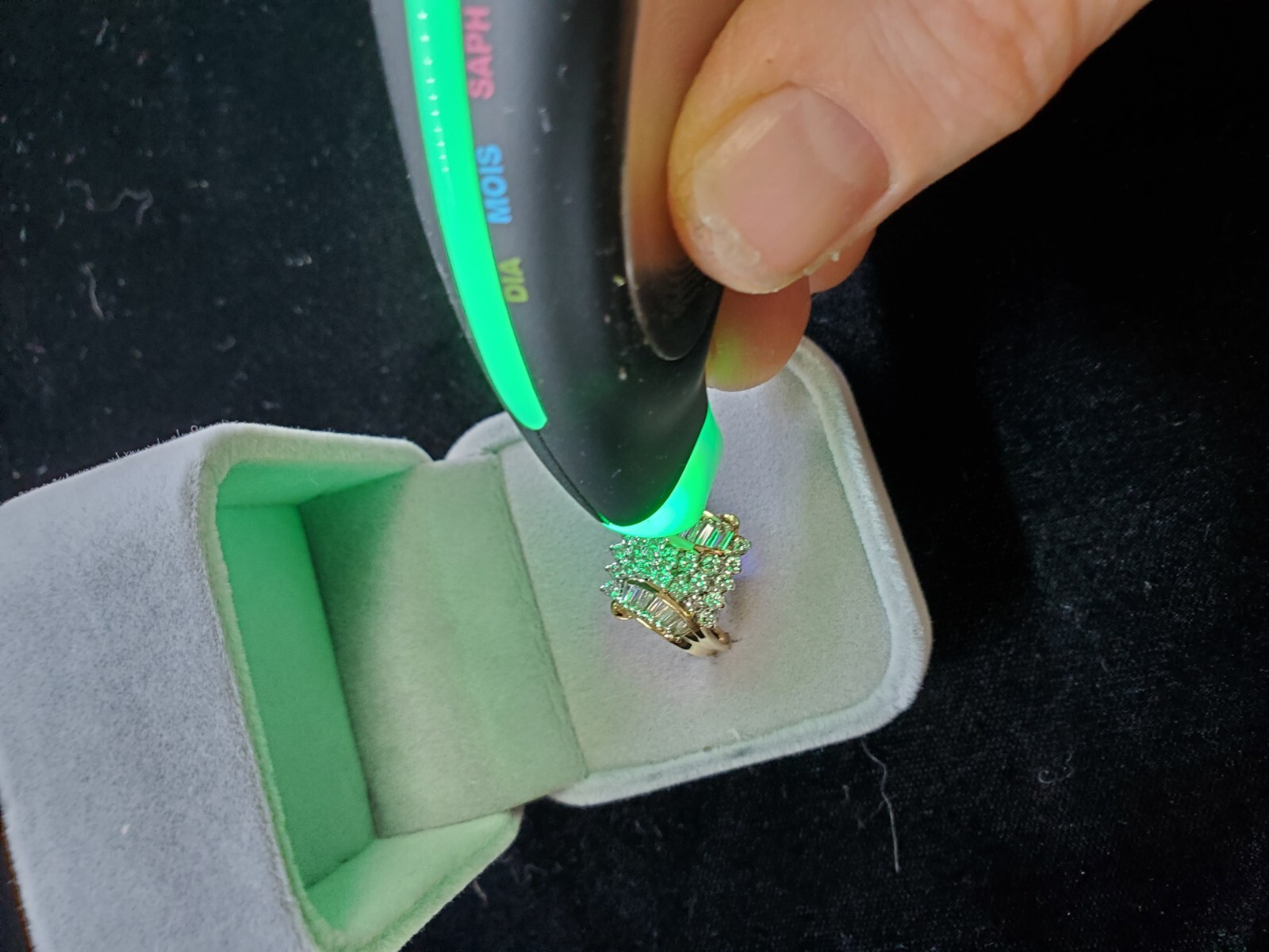 Ladies Diamond Cluster. 14 Karat Yellow Gold. Approx 1 Carat T.W Diamonds….