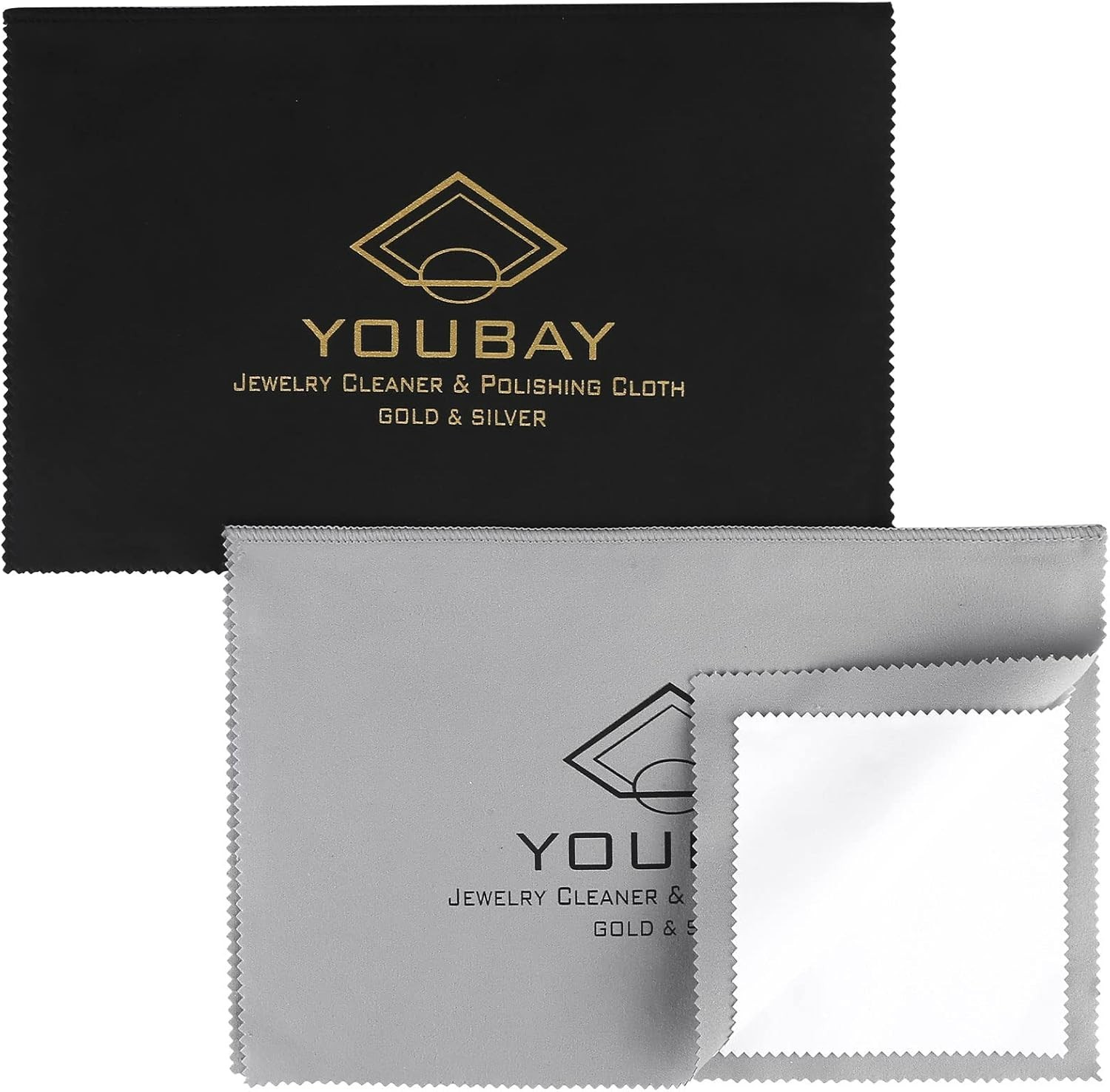 Microfiber Jewelry Cleaning Cloth Set – Perfect for Gold and Silver Care