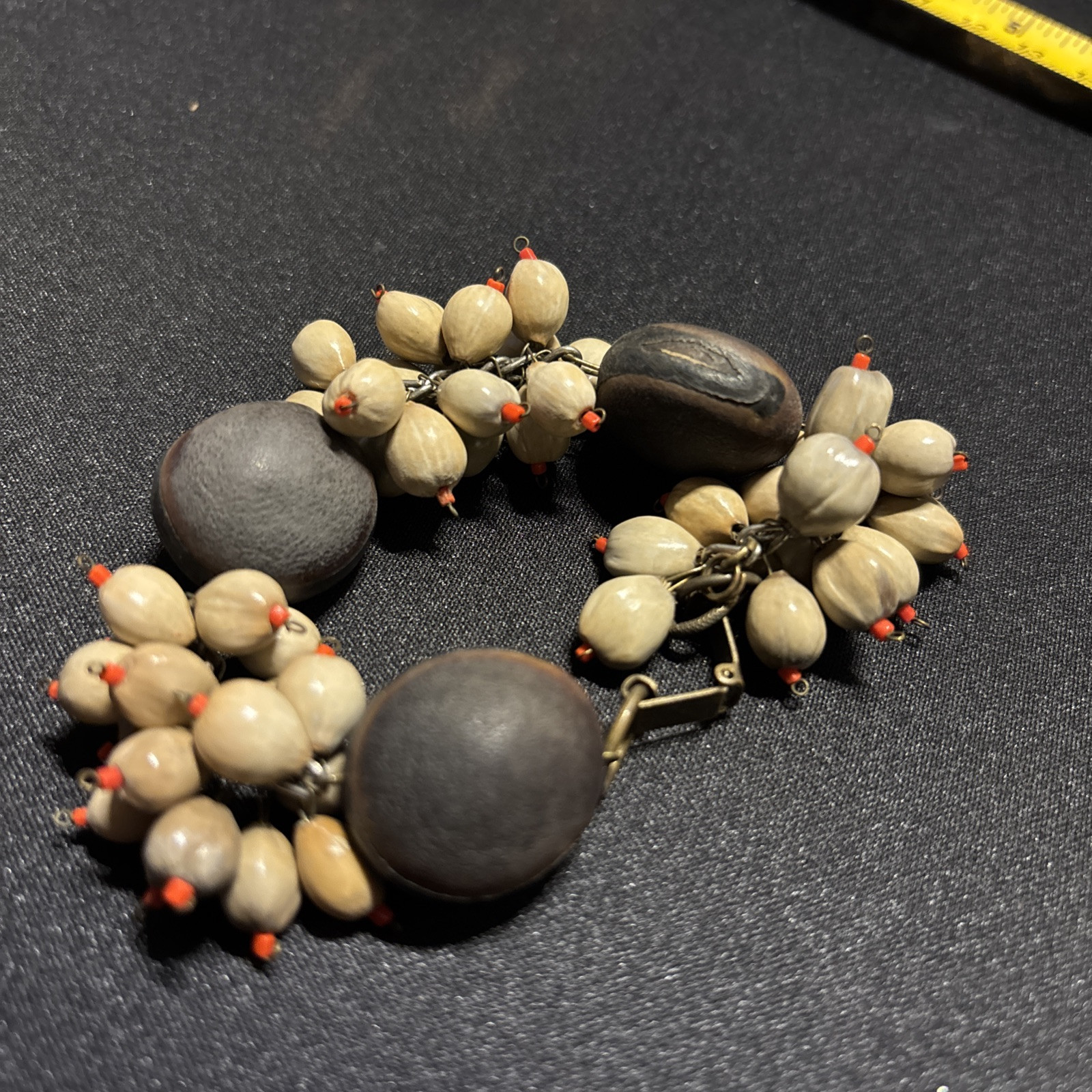 Vintage Jobs tears and pod bracelet BoHo 70s
