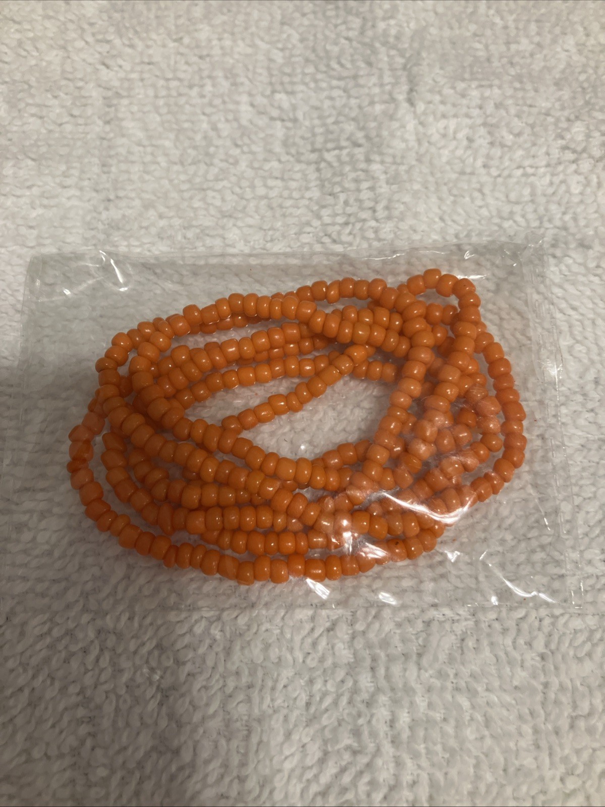 Women’s Elastic Waist Beads, 8 Total, Can Wear as Bracelets or Anklets, 30 in