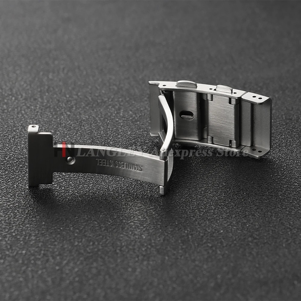 Watch Buckle Clasp Stainless Steel 316L Double Lock 14mm 16mm 18mm 20mm 22mm