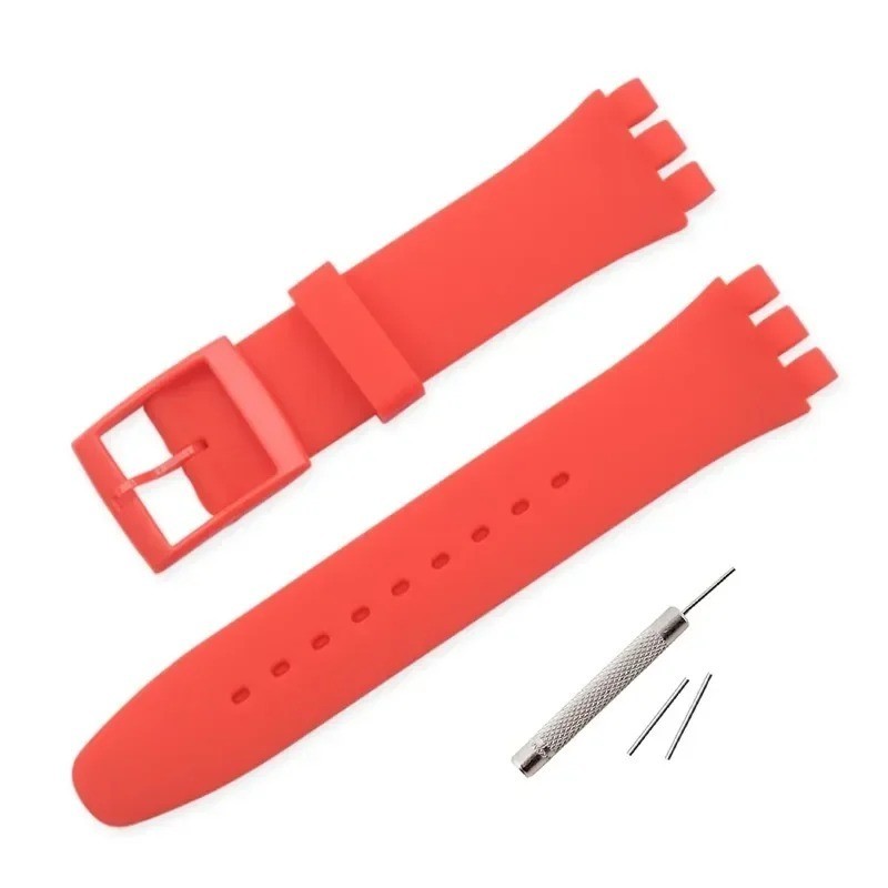 Wrist Watch Band Strap For Swatch 16mm 17mm 19mm 20mm Rubber Silicone Watchband