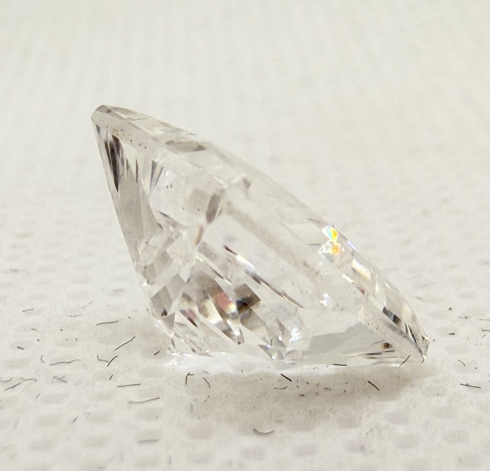 New YAG Yttrium Aluminum Garnet 7.0 CT Square Princess Cut Gem Single 10x10mm