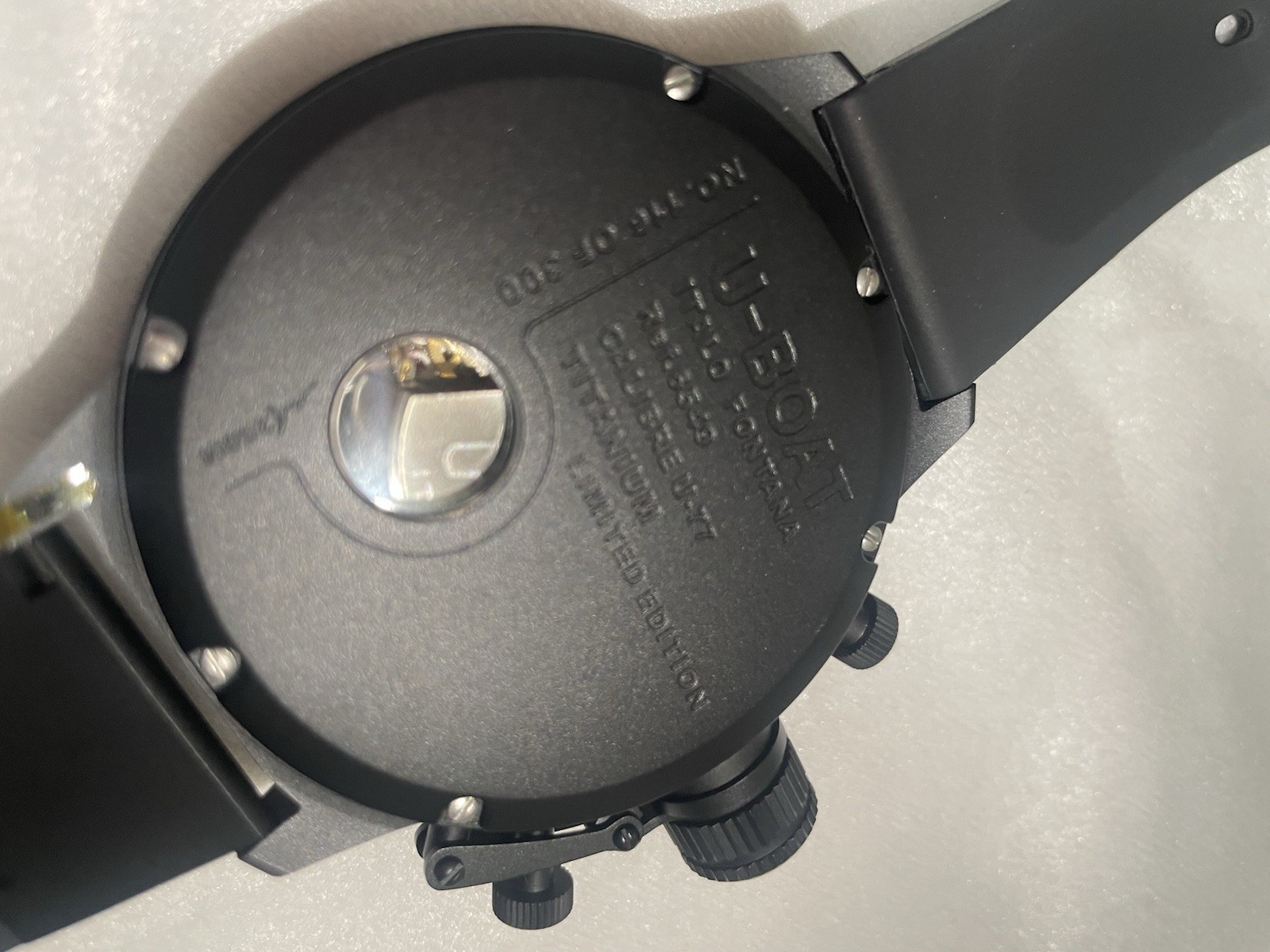 Limited Edition U-Boat Classico Titanium Chrono ITALO FONTANA Model No.6549-53MM