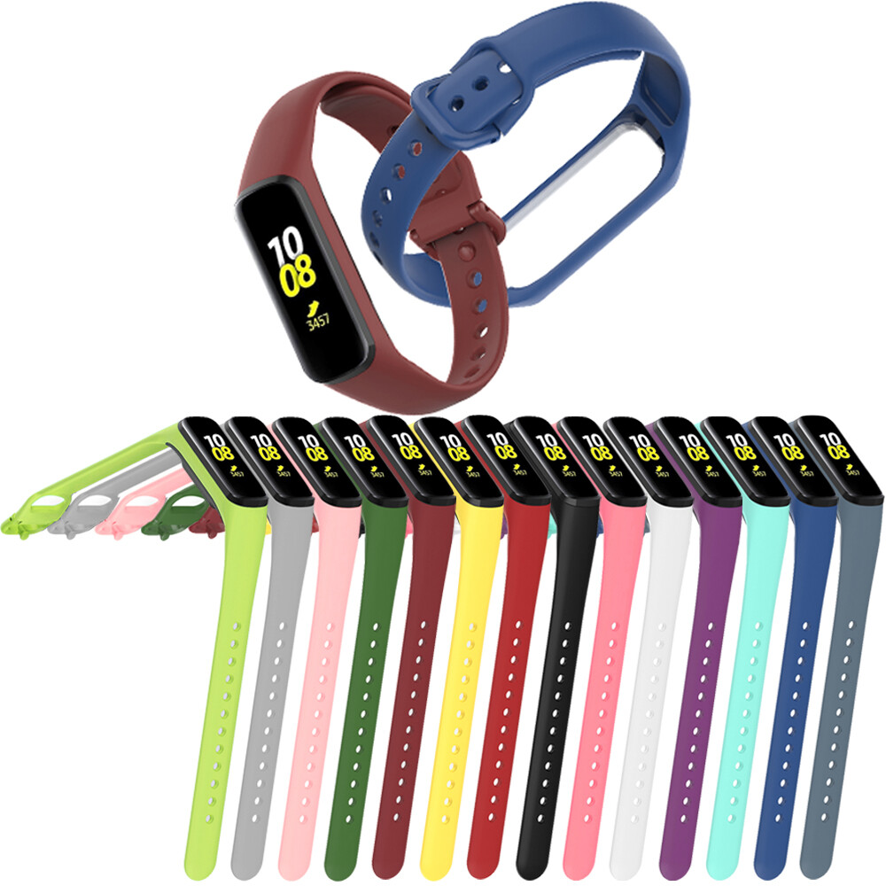 Sport Silicone For Samsung Galaxy Fit 2 SM-R220 Watch Band Replacement Straps UK