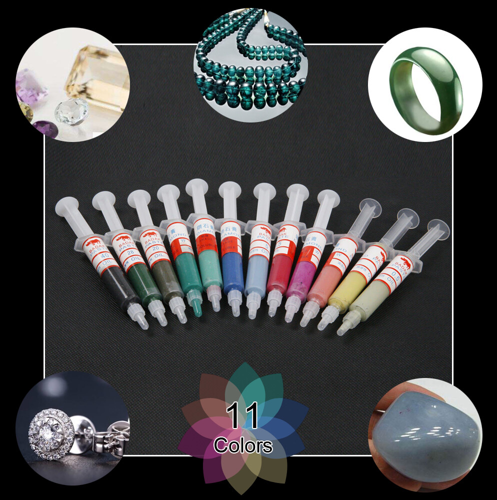 Diamond Polishing Lapping Grinding Paste Syringes W0.5-W40 Grit 320-10000