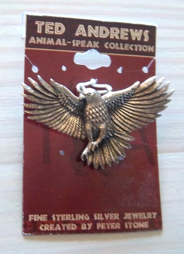 Eagle Pendant – Ted Andrews by Peter Stone Sterling Silver .925 – New