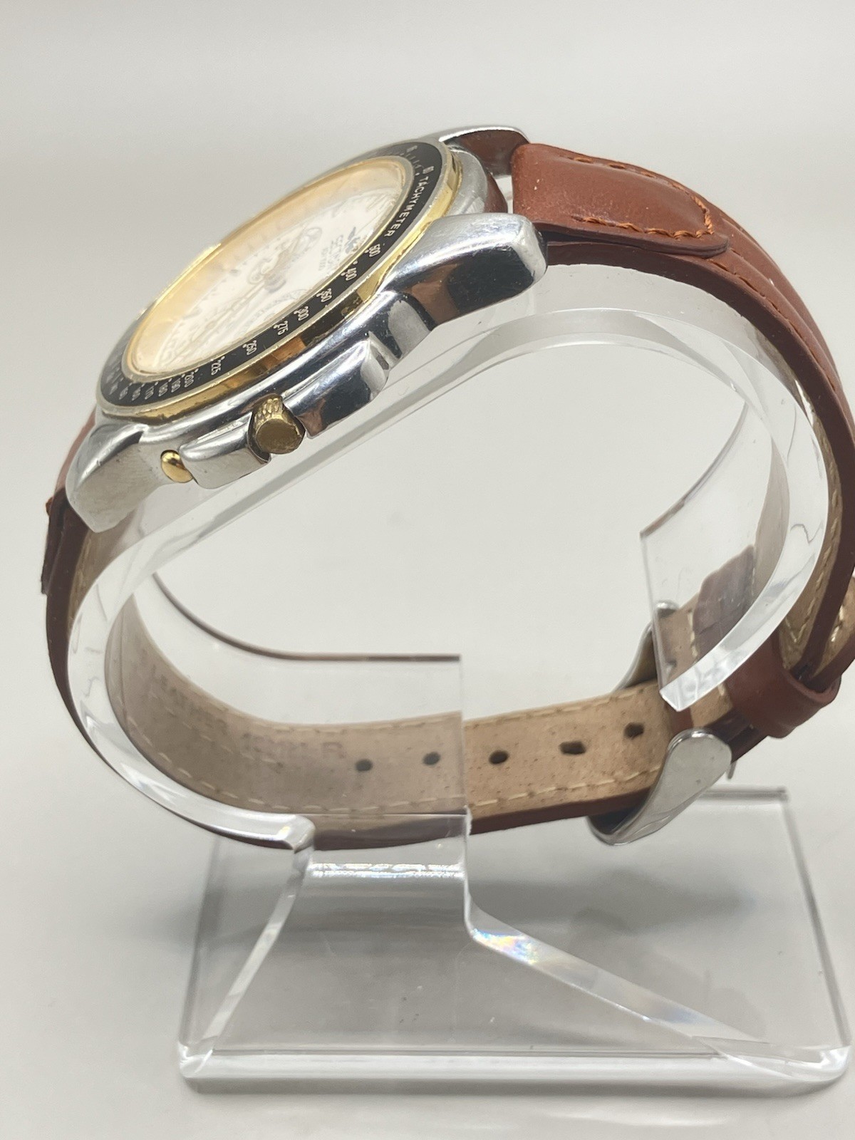 Vintage SECTOR ADV 1000 CHRONO CALENDAR TACHYMETER Swiss Made Leather Strap