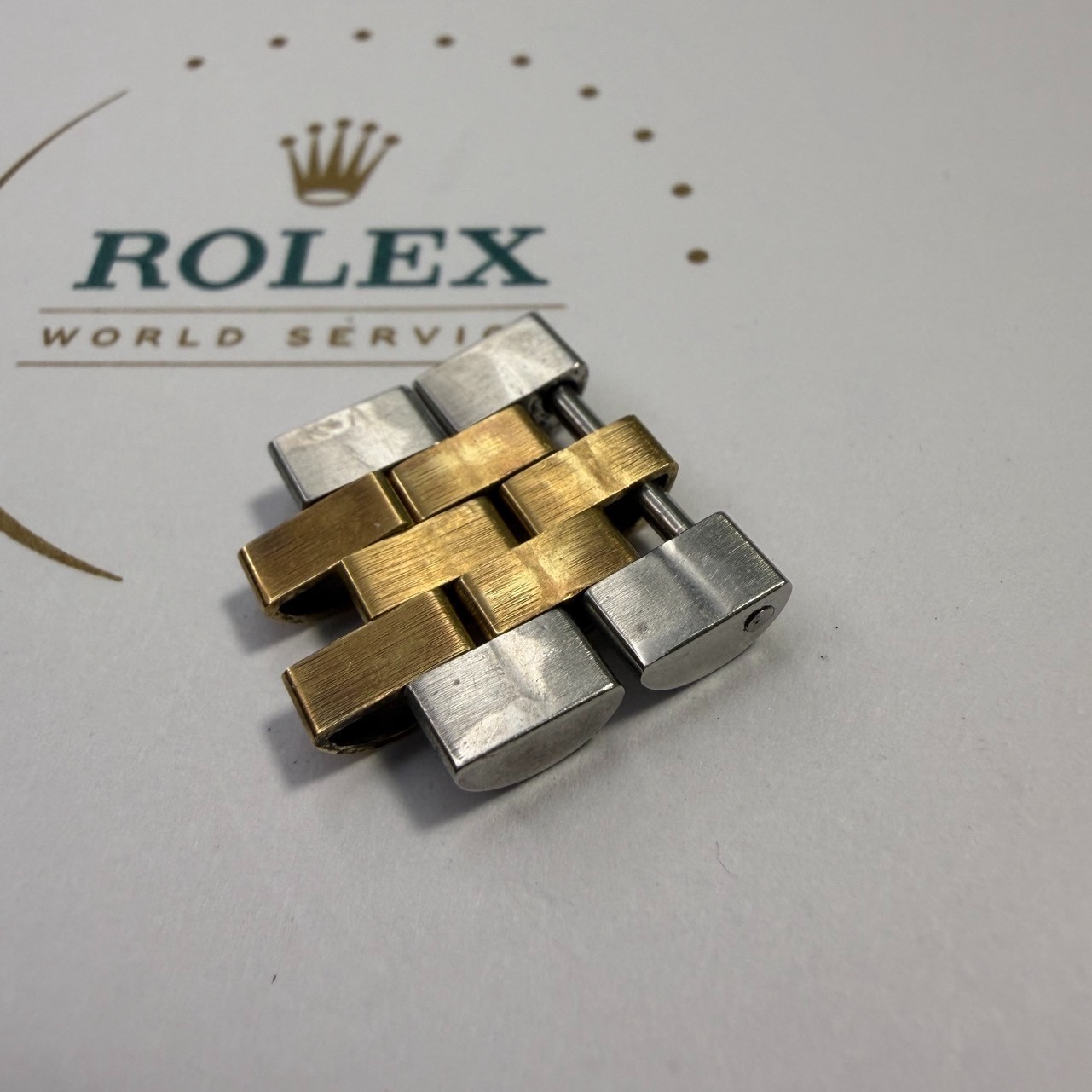ROLEX 2Link for DATEJUST 16233 16013 YG×SS 15.5mm×6mm FZ8799