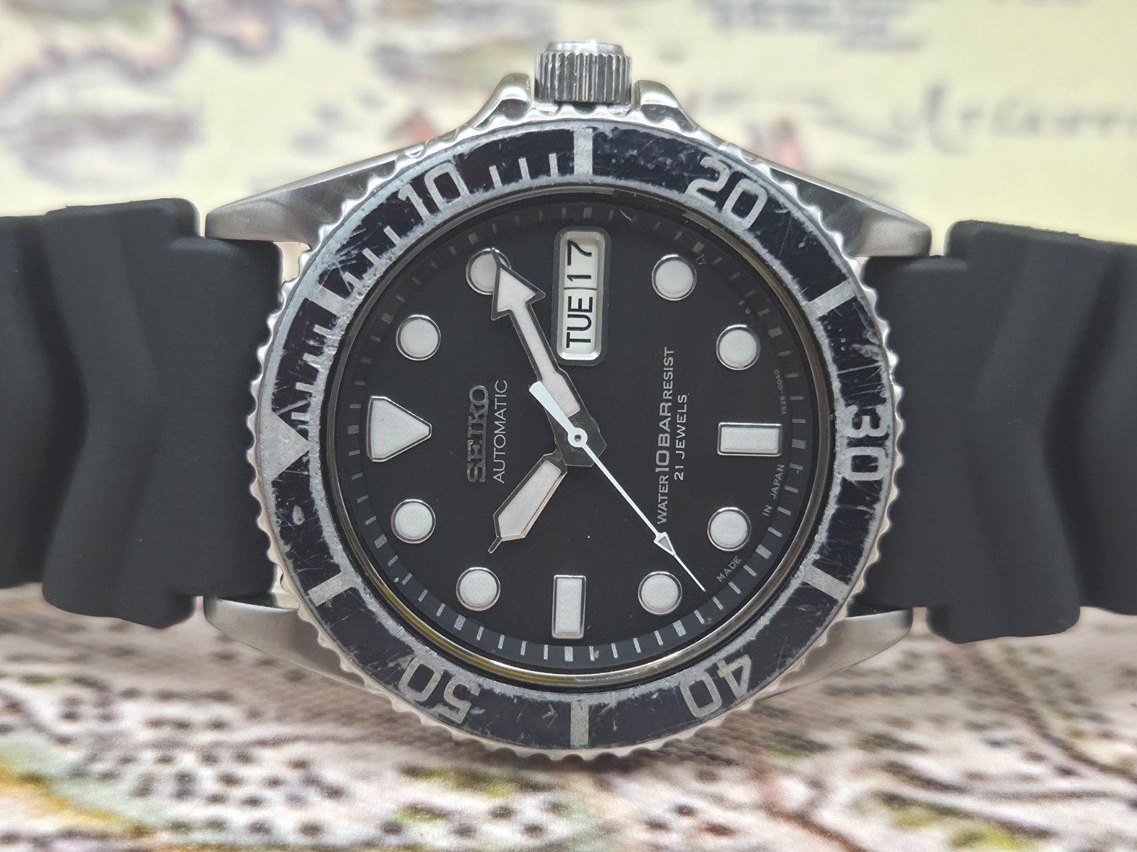 Seiko Mens Automatic Watch SKX031 Scuba Divers JDM 7S26-0040 c.July 1996 BOXED