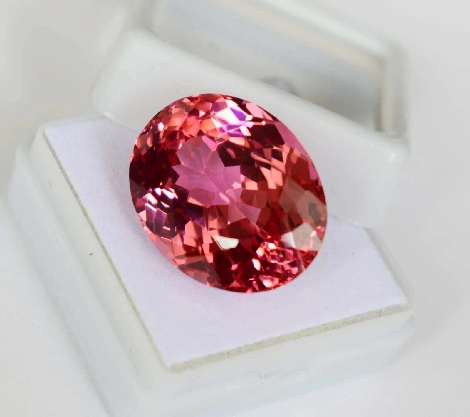 Padparadscha Sapphire Oval Cut 9-10 Ct Certified EGL Natural Loose Gemstone