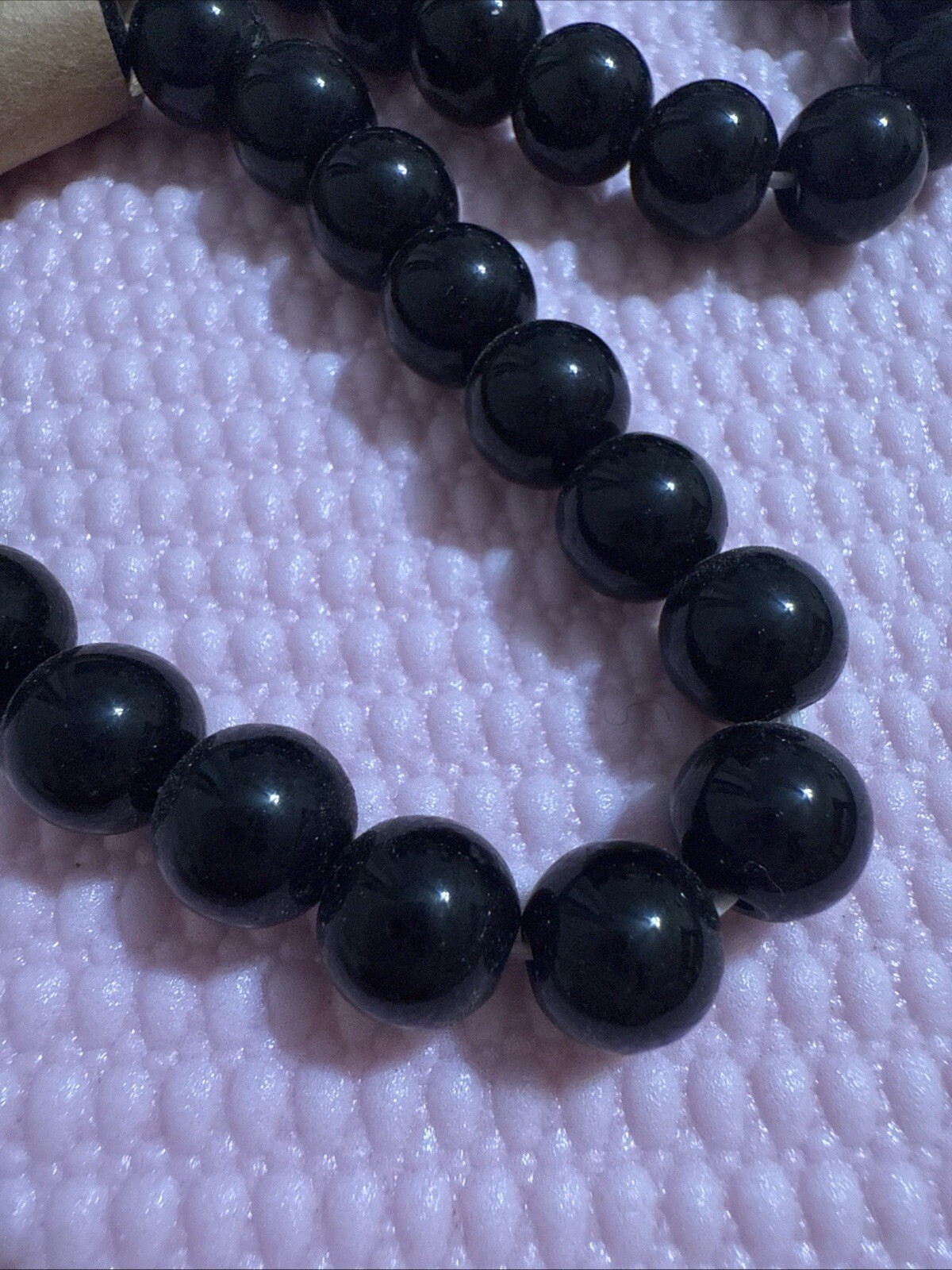 Black Onyx Bracelets Set Of 2 Sizes Medium M 7”