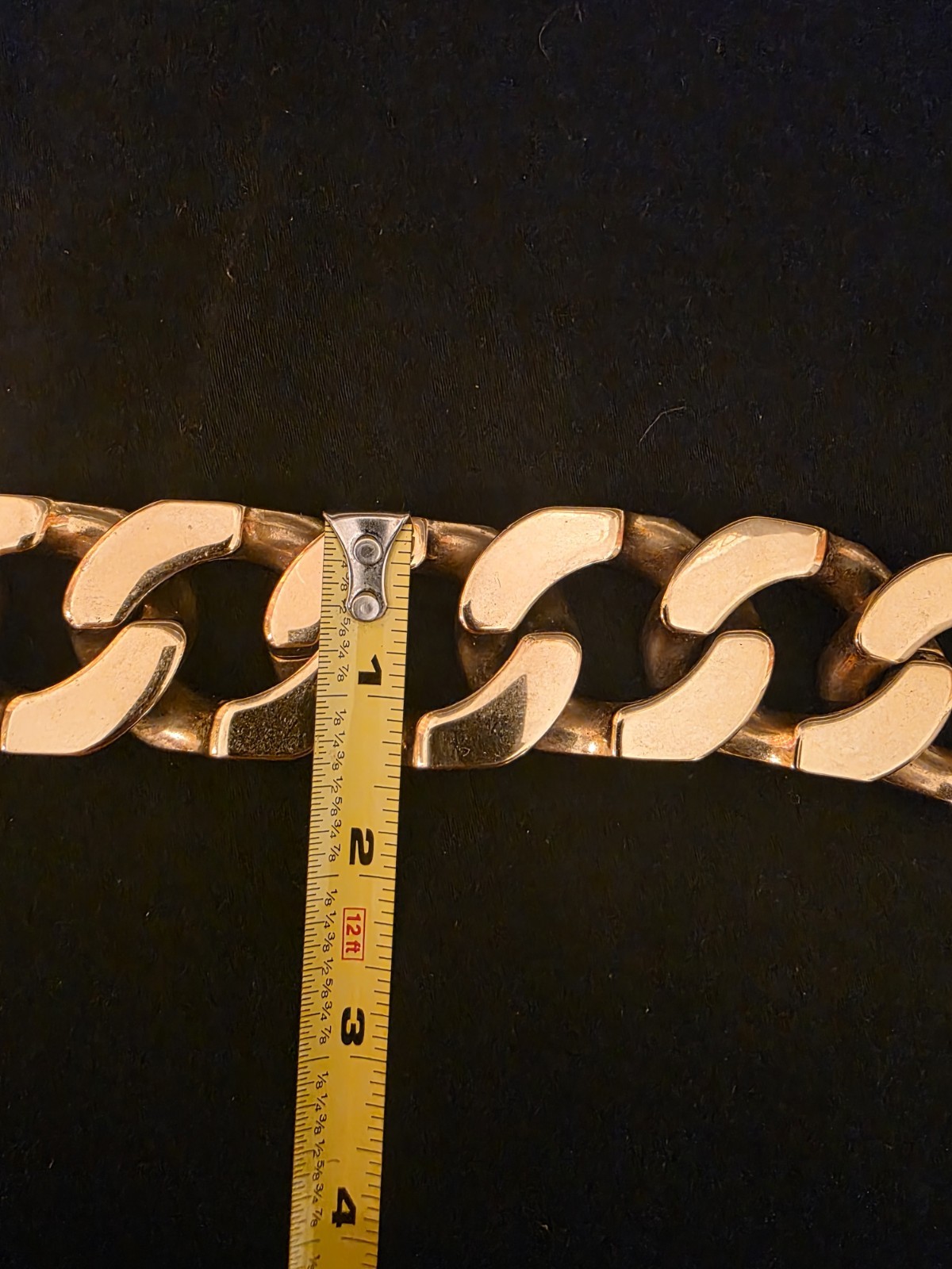 Vitaly RIOTXL Gold SteelCuban Link Chain Necklace HUGE 1.5″ Links 22″ Long
