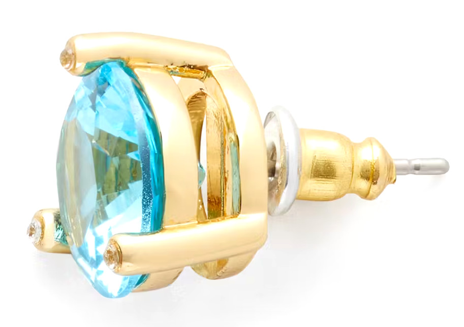 💙Kate Spade Rise and Shine Stud Earrings – KG181 Perfect Pool Blue Zirconia NWT