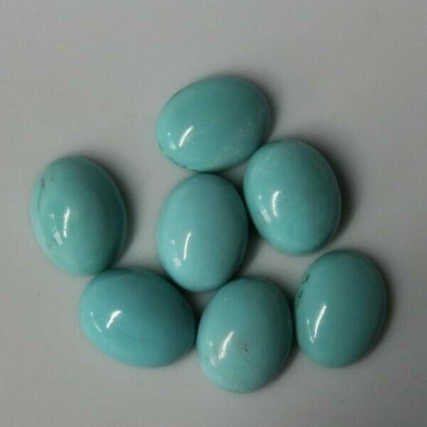 Blue Turquoise 6x4mm, 7x5mm, 8x6mm, 9x7mm, 10x8mm Oval Cabochon Gemstone(s)