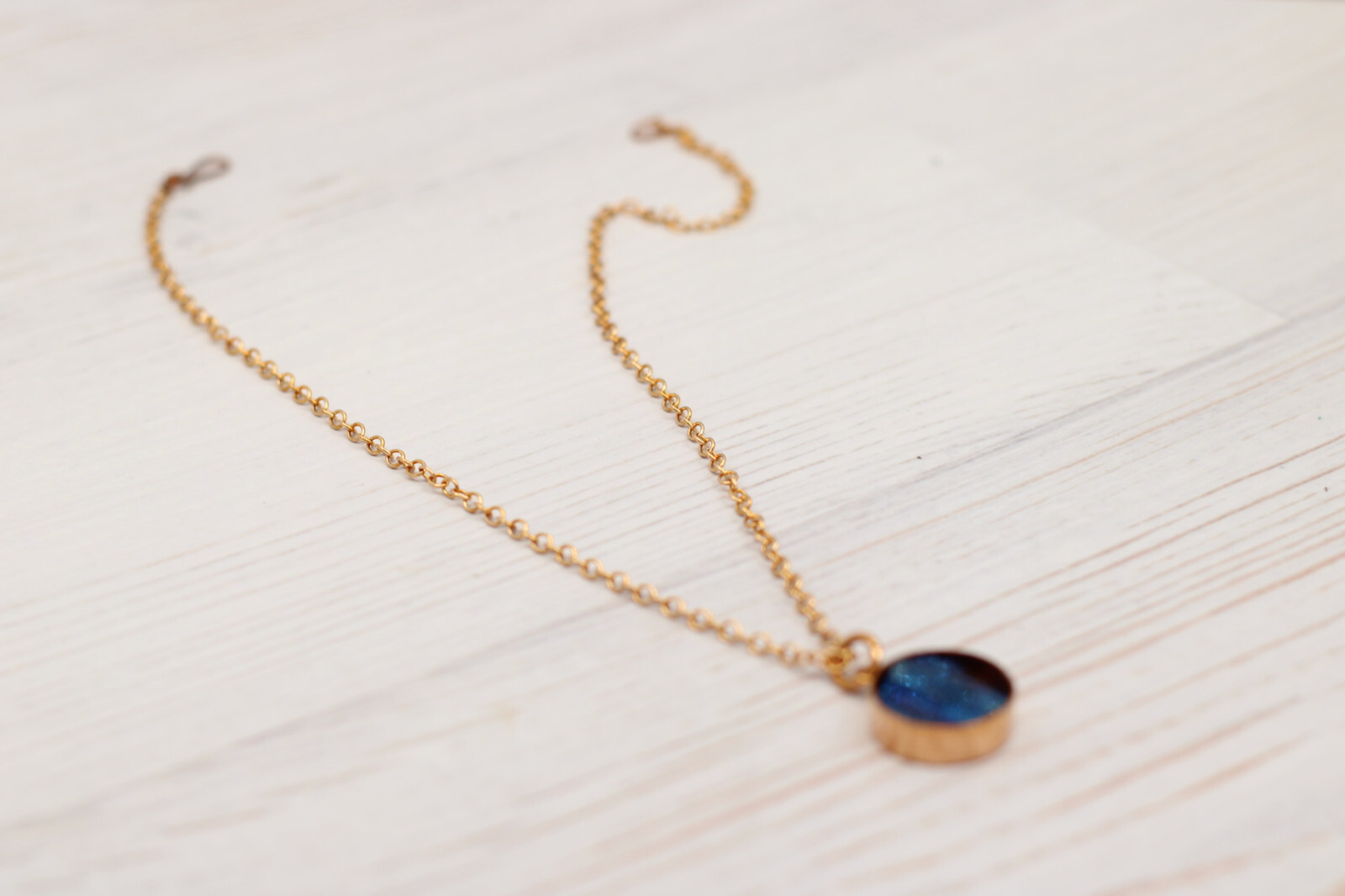 Blue Drusy Quartz & Bronze Pendant Necklace – Roost | Aureus + Argent Overstock