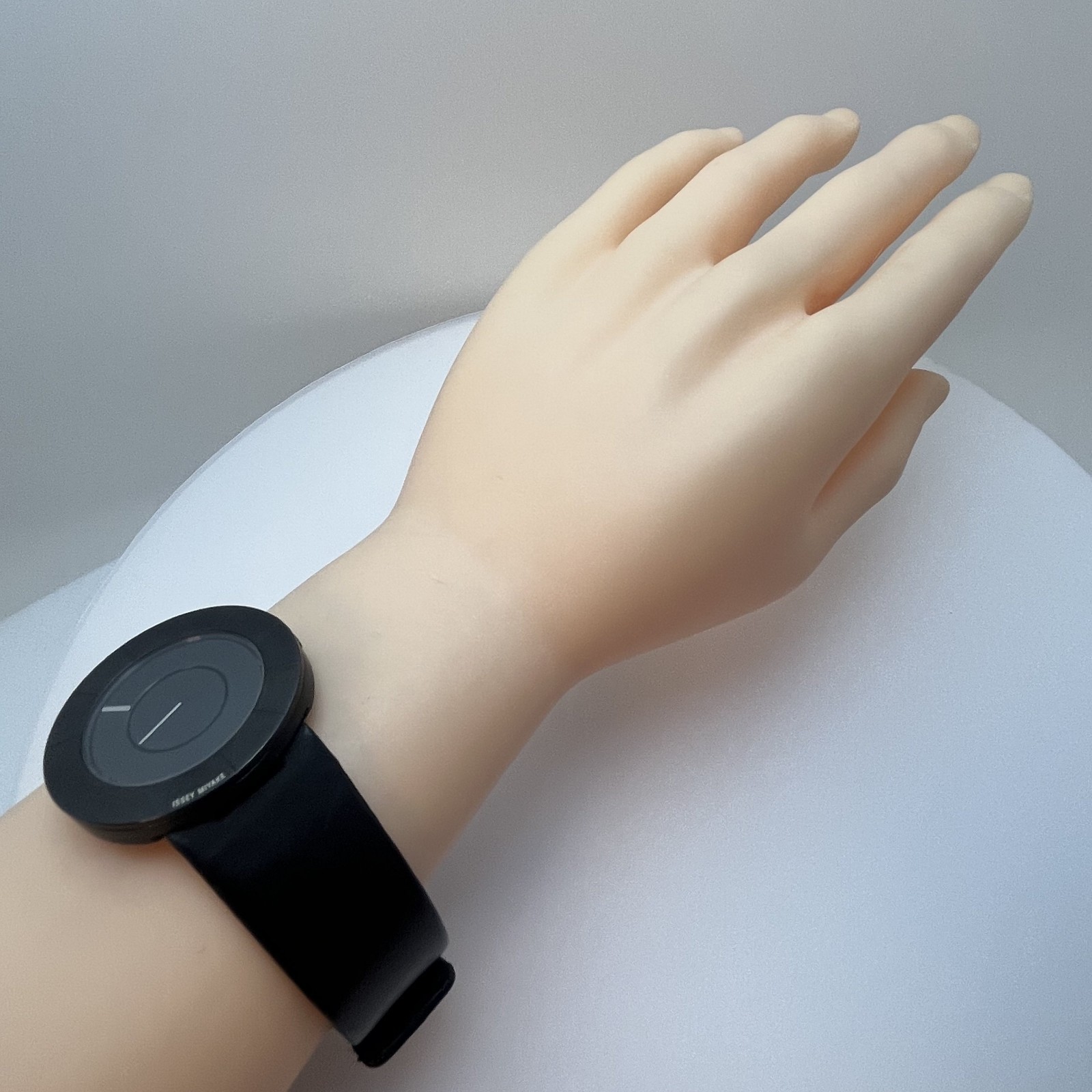 Seiko Issey Miyake TOKUJIN YOSHIOKA Qz Watch Japan Minimalist Black Leather#623B