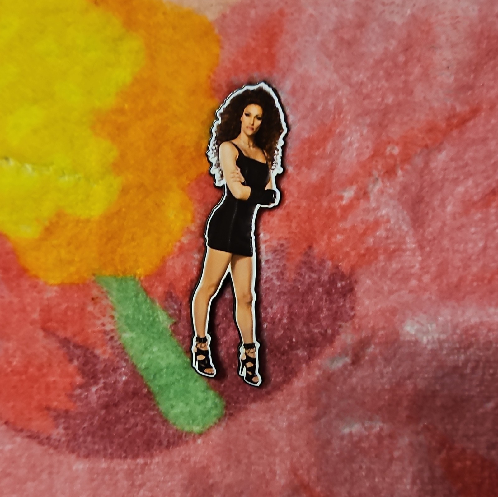 2in Soft Enamel Pin Of Nicole Paige Brooks Seson 2 Prom Look Double Pin
