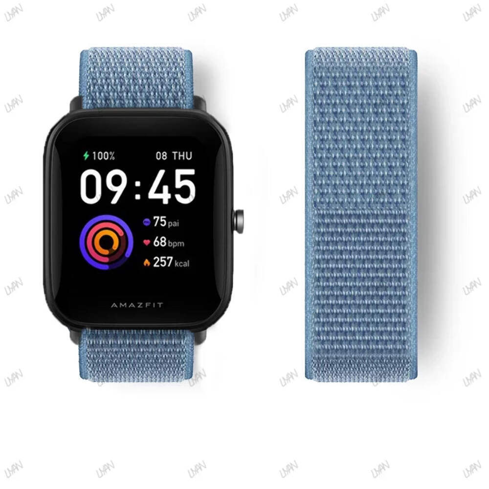20mm/22mm watch band For Amazfit GTR/GTS 4-3-2-2e/GTR 42mm-47mm/bip-U-S-lite Nyl