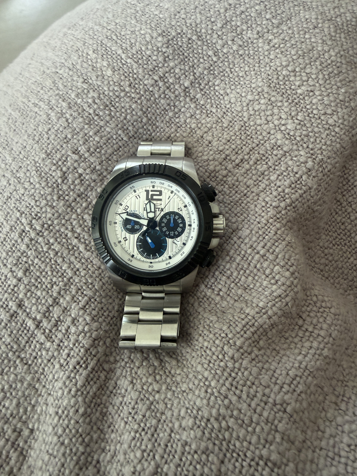 Invicta speedway Joe Damagio 100 year anniversary Stainless steal silver face