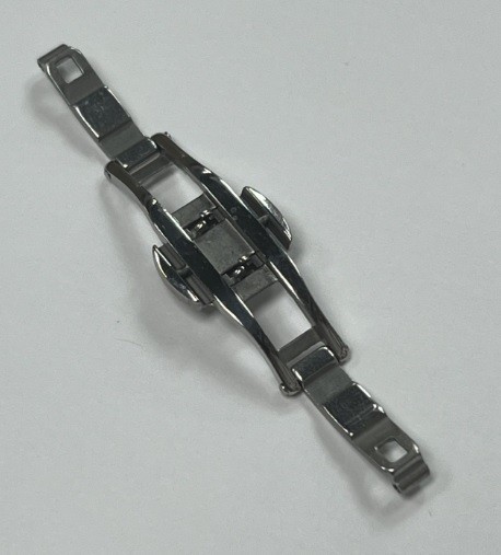 Stainless Steel Push Button Butterfly Deployment Watch Clasp Buckle 4x16mm