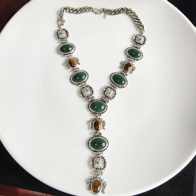 20″ New Zara Boho Pendant Statement Necklace Retro Women Party Vacation Jewelry
