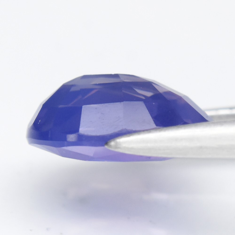 💎 1.38ct VS Oval Natural Violetish Blue Sapphire – Unheated Mozambique Gem