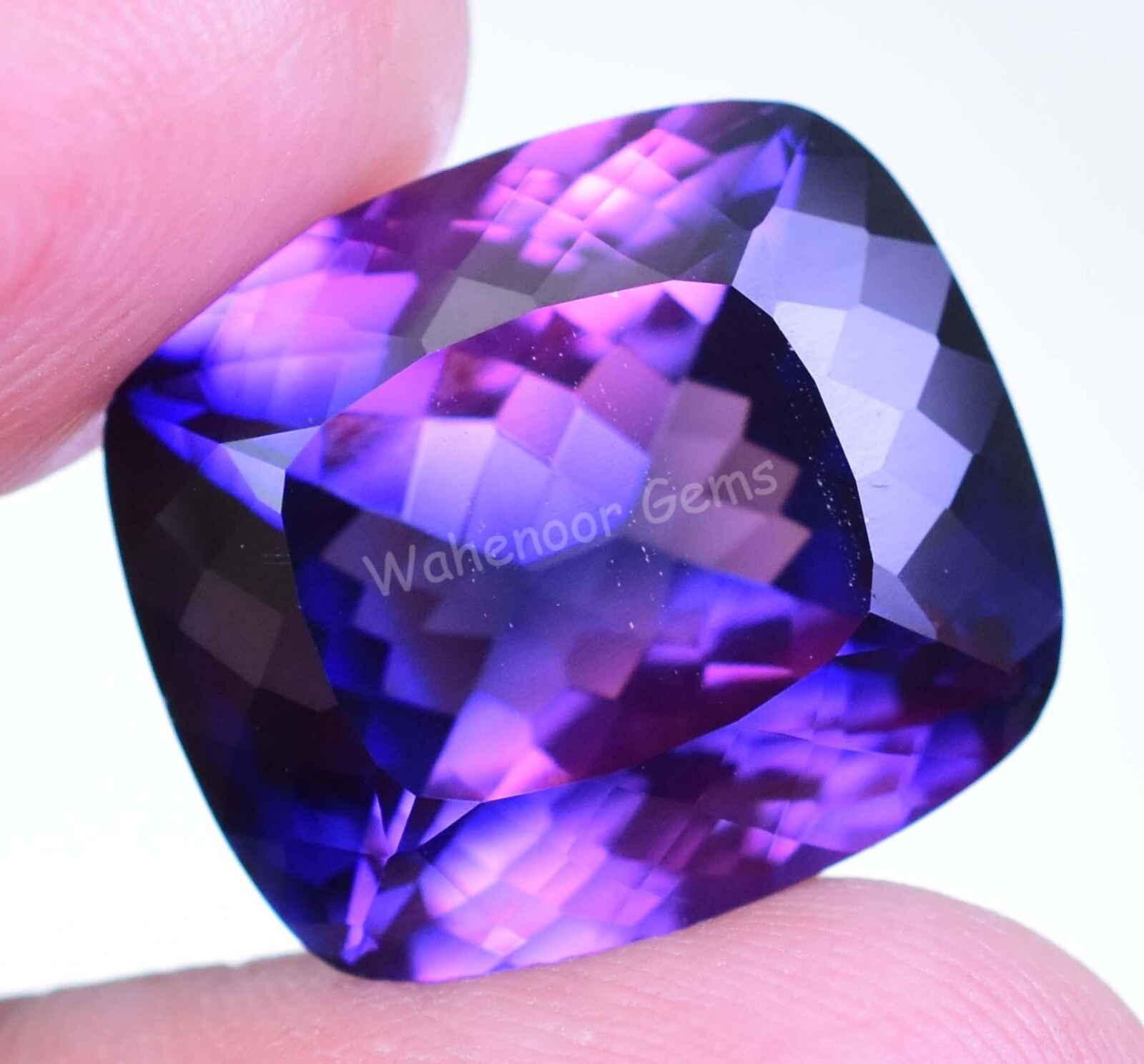 Natural 23.00 Ct Boysenberry Sapphire AGL Certified Fabulous Loose Gemstone
