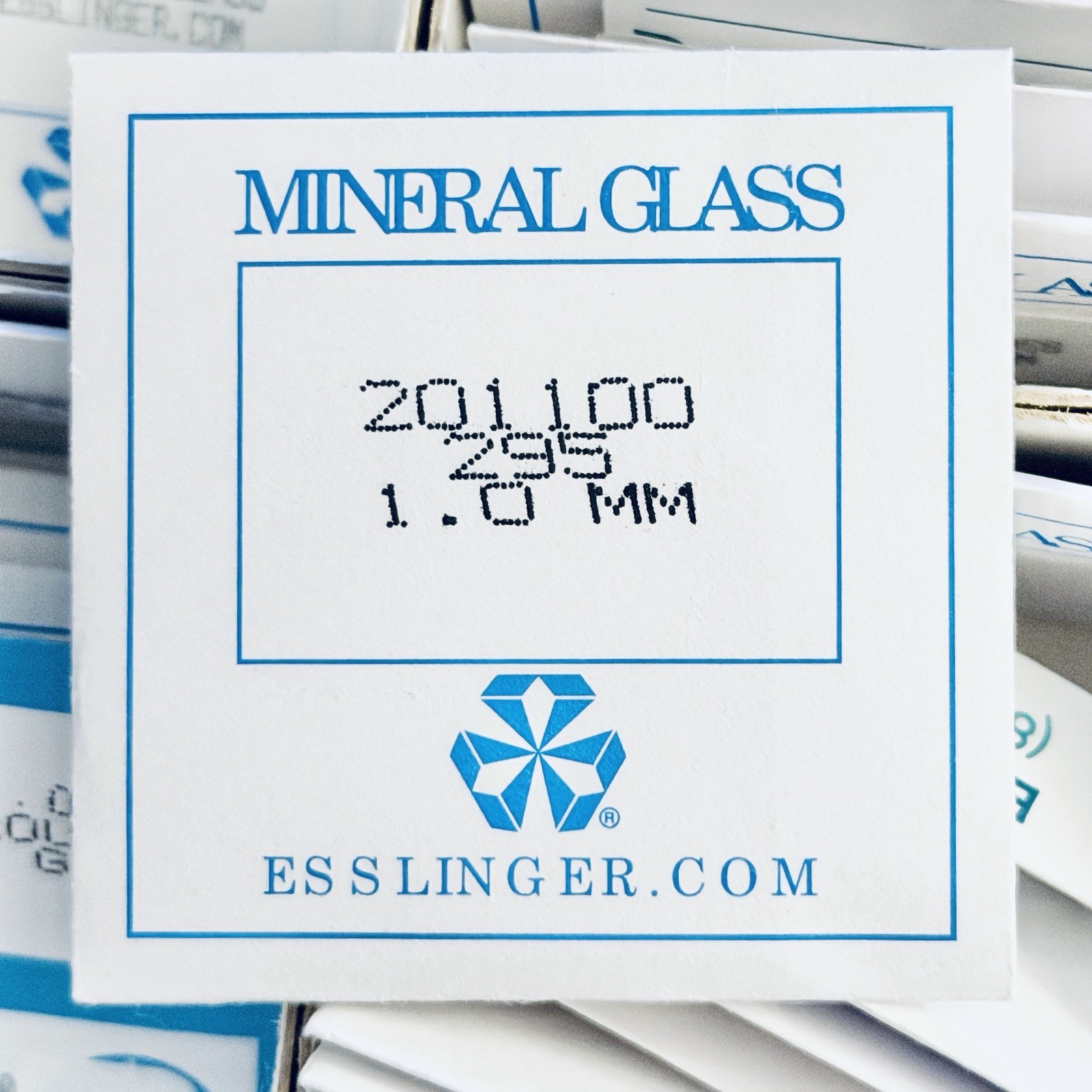 New 29.5 mm Watch Crystal – Flat Round Mineral Glass