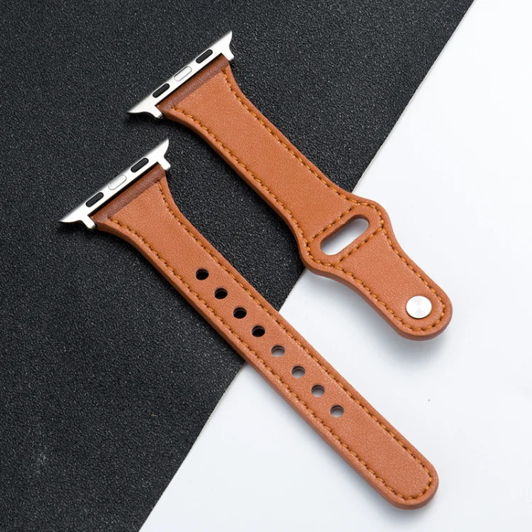 Microfiber Leather Watch Strap For Apple Watch Series, 7 41mm / 6&SE&5&4 40mm /