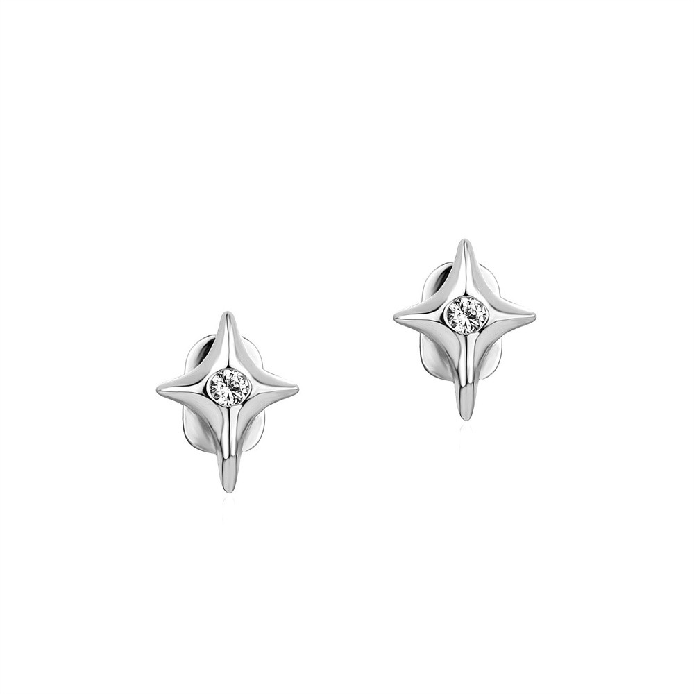 1PC High Quality Copper Asymmetrical Single Star With Diamond Braces Decoration