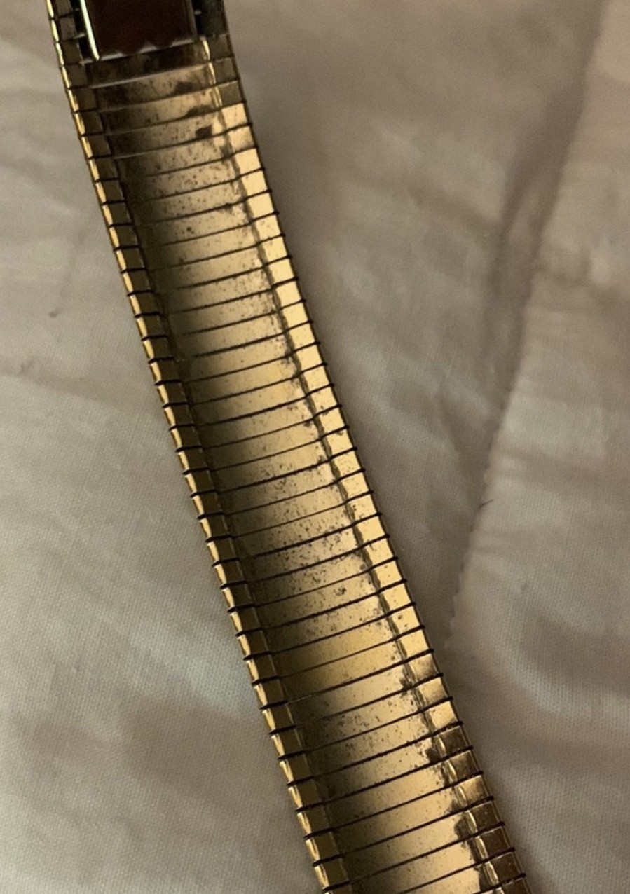 Milor of Italy Tri (Yellow & Rose Gold) Vermeil Sterling Silver Bracelet Sz 7.50