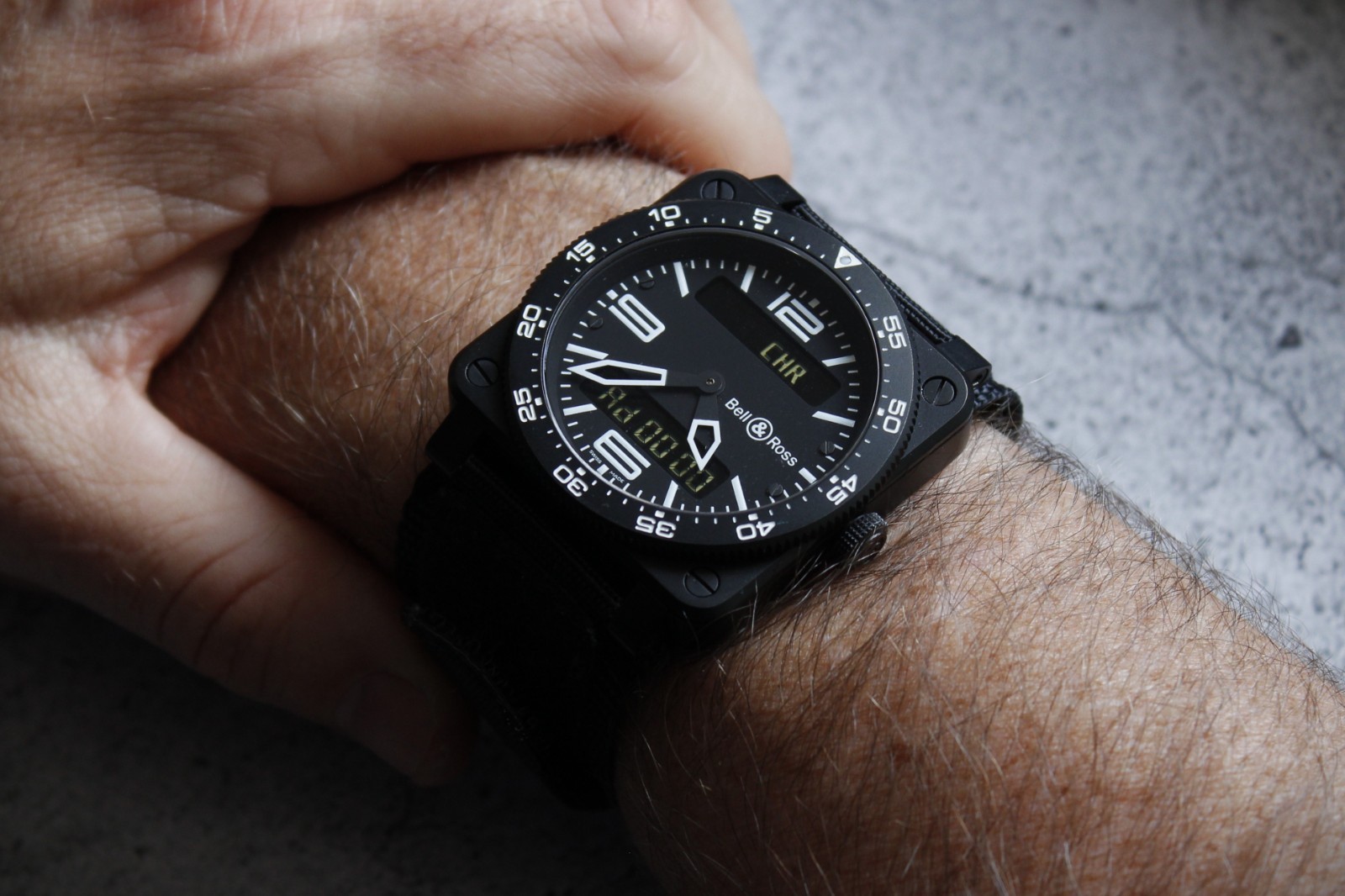 Bell & Ross BR03 Type Aviation Carbon 2012 Box Papers 6-Month Warranty 2x Straps