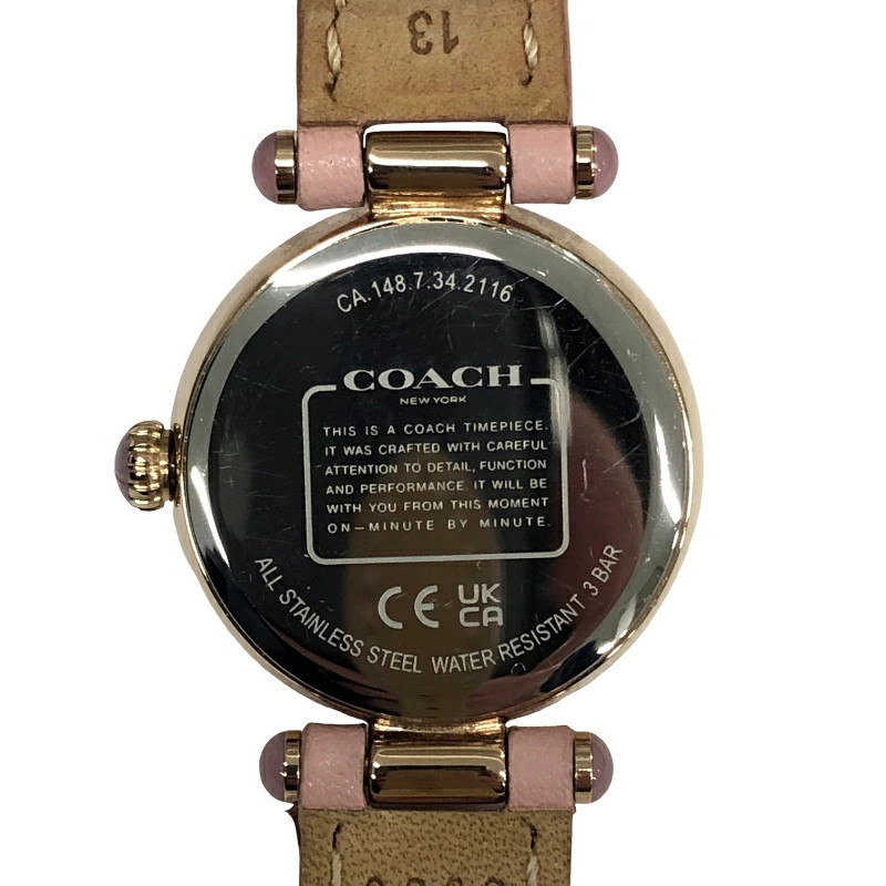 Coach Ladies Watch Kelly Watch C2538 CA.148.7.34.2116 Quartz Light Pink Working