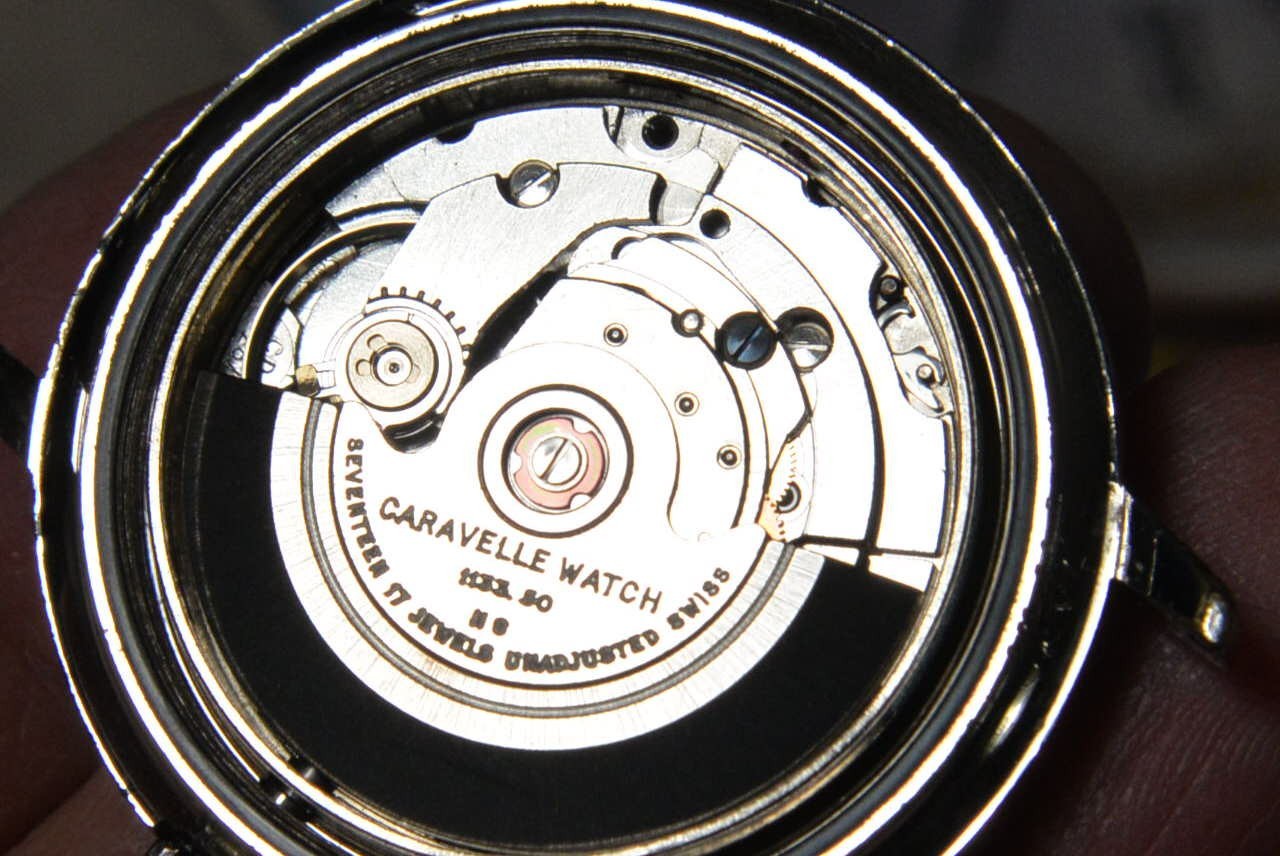 Vintage 1978 Bulova CARAVELLE 1133.50 ETA2879 17J Automatic Mens Watch–4 Repair