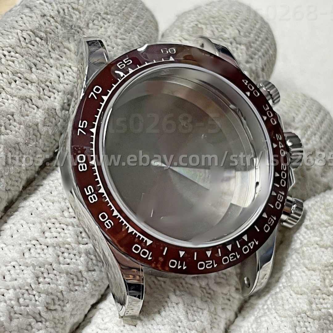 DIY 40mm Stainless Steel Watch Kit For 4131 7750 4130 Aftersales Accessories