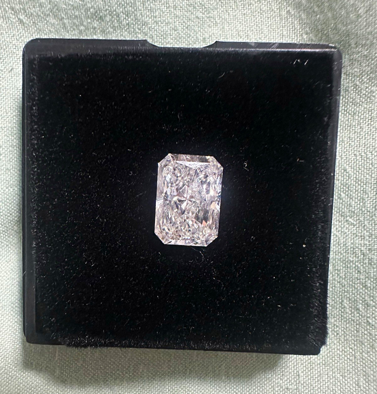 3.10ct Radiant Cut Lab Grown Diamond Loose Stone E VVS2 IGI Certified