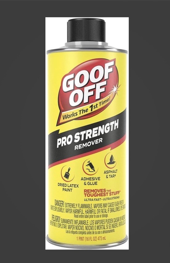 Goof Off FG653 Professional Strength Remover, Pourable 16 Fl Oz (Pack of 1)