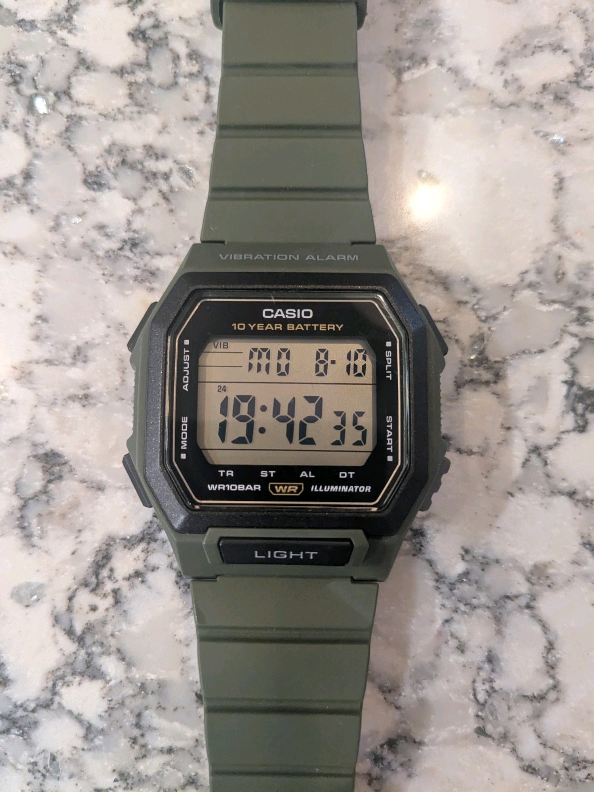 Casio Collection W-738H-3AJF Men’s Watch Olive