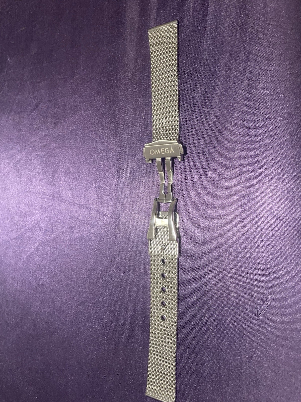 20mm Omega Braided Titanium Mesh Watch Band (Bracelet Only!)