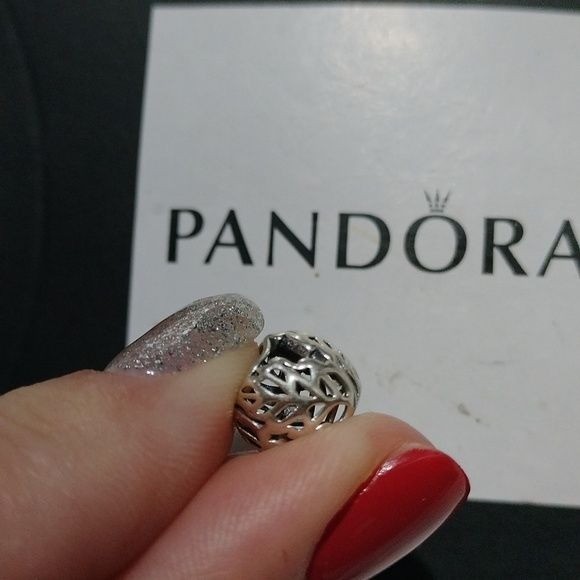 Pandora Retired Sterling Silver Autumn Bliss Openworks Bead – 791190