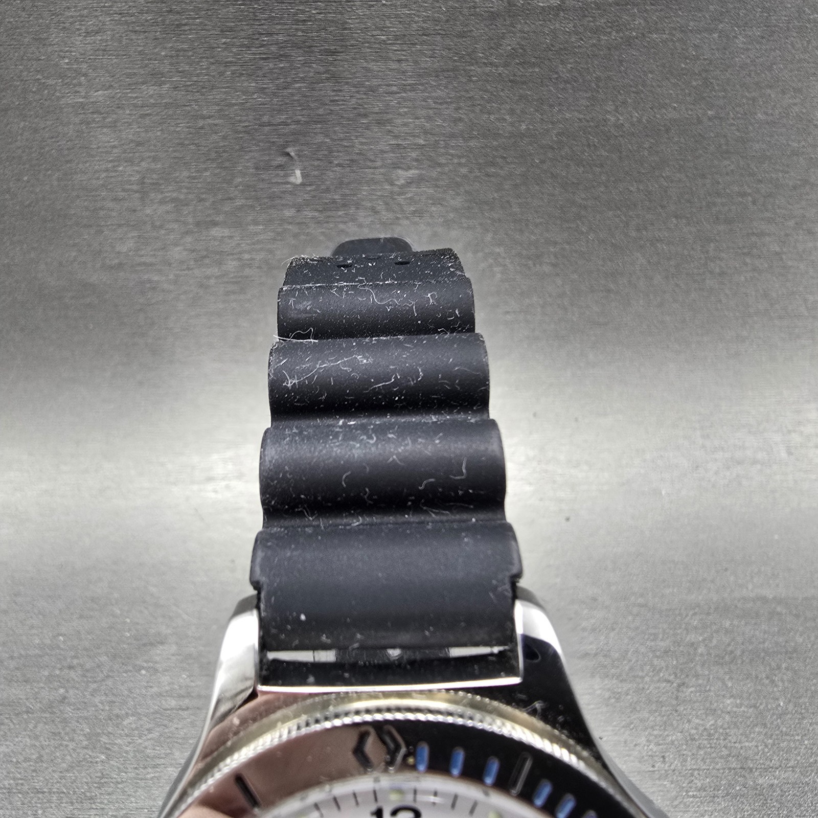 Vostok Amphibia Watch Men 40mm White Dial Silver Tone Automatic 120813 Runs