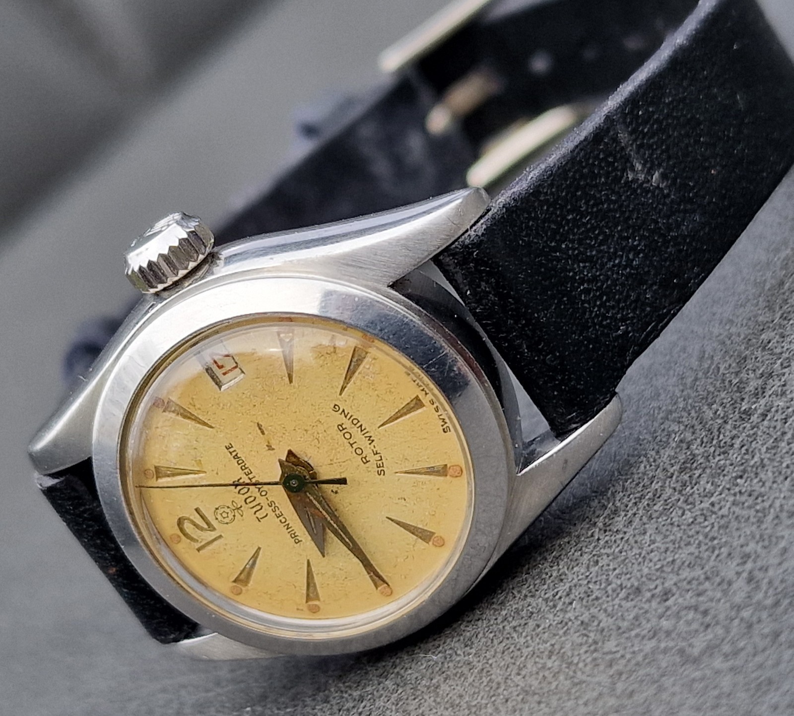 Tudor Princess Oysterdate Automatic 24mm Stainless Steel Wristwatch