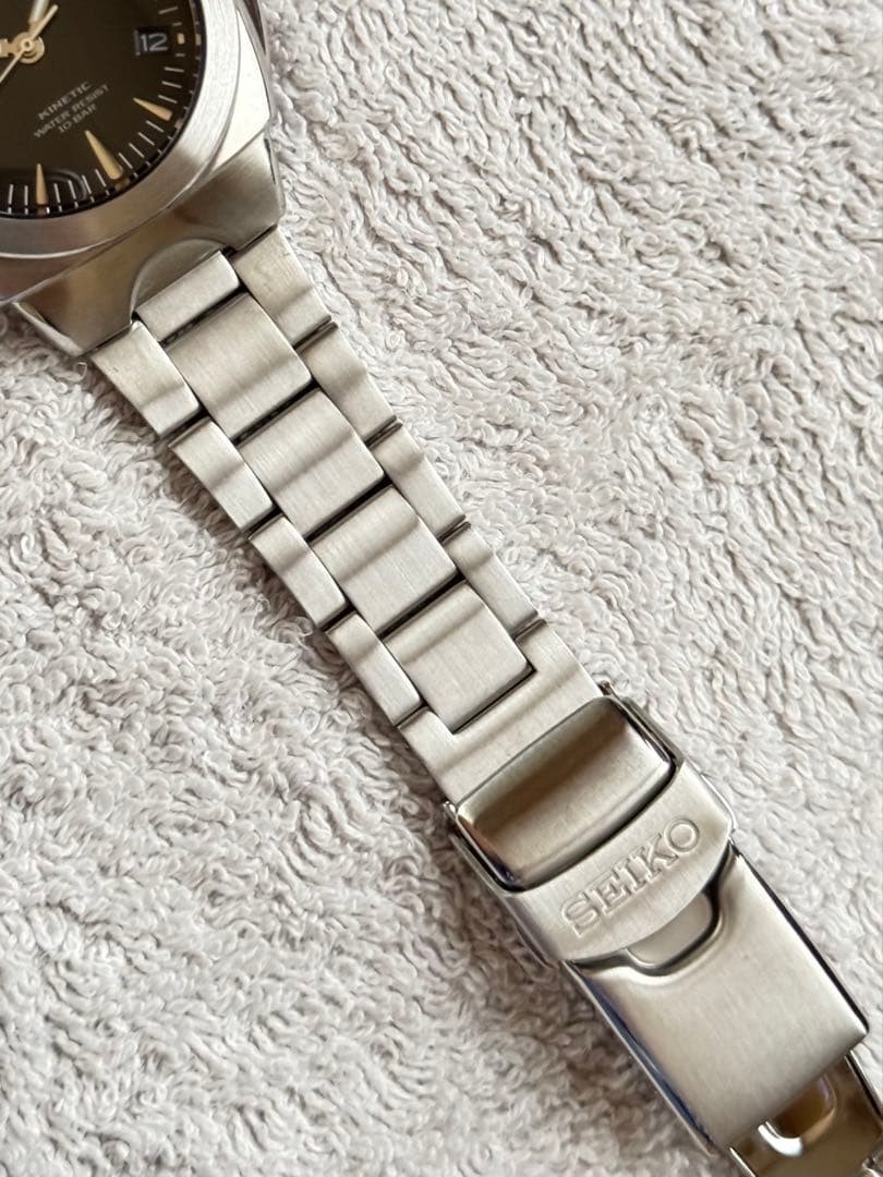 Excellent Condition Secondary Seiko SUS Three Hand Date AGS
