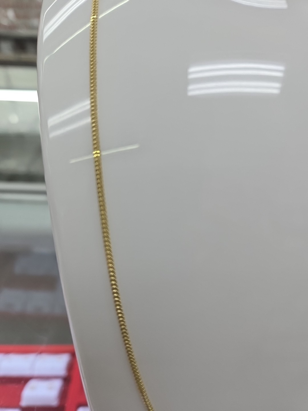 10KT Franco Necklace Yellow Gold with Lobster lock 1.5mm ultra shine, Brand New