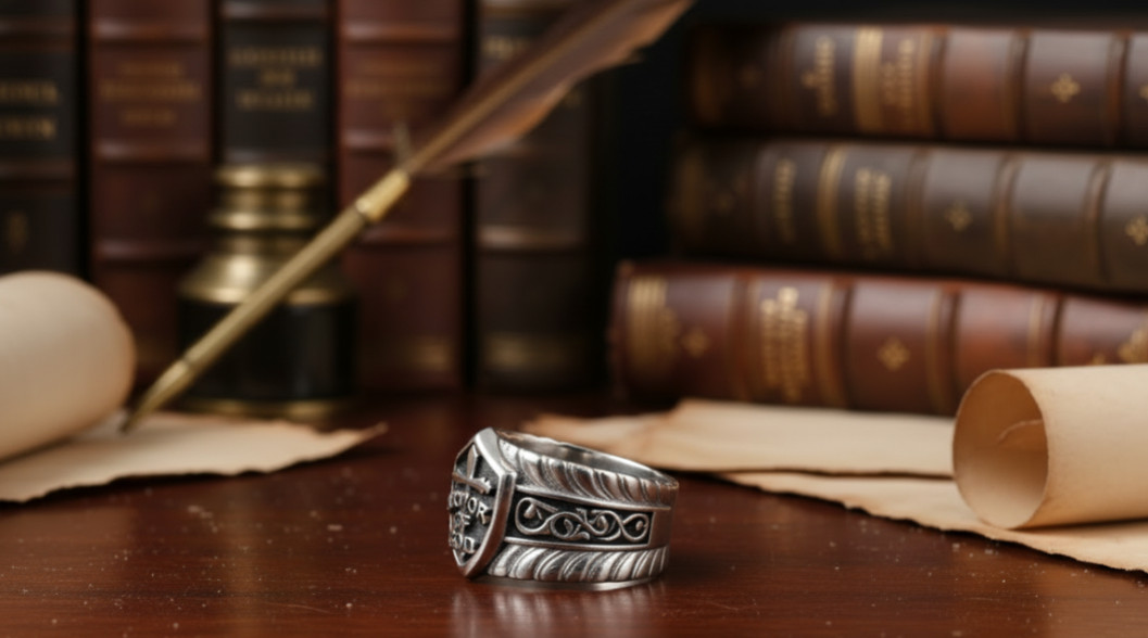 Stainless Steel Men’s Armor of God Religious Biker Ring 154