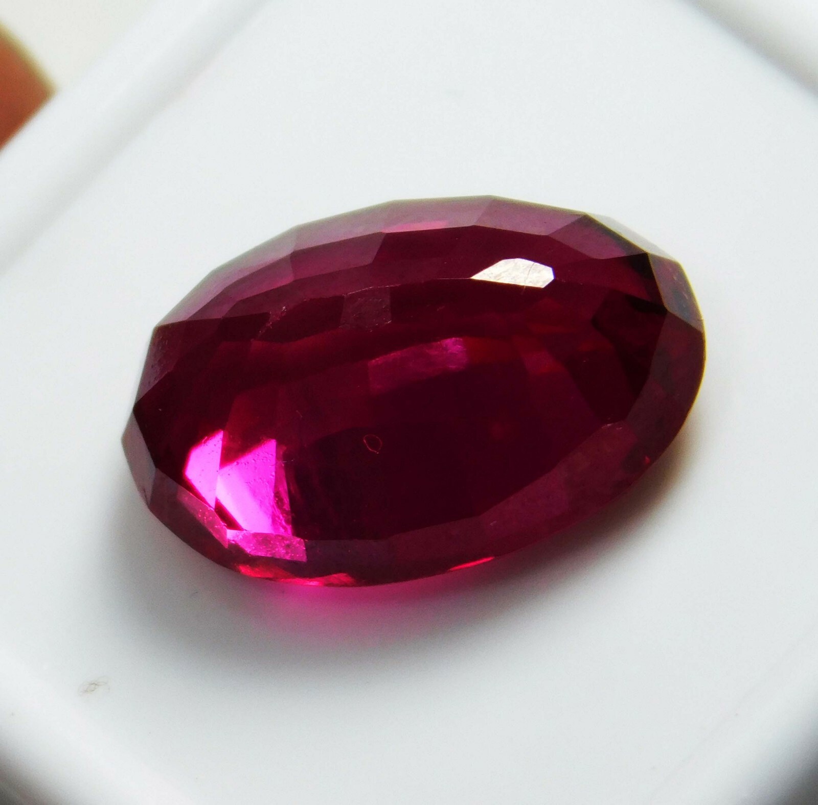 Rare Almandine Garnet Oval 10 Ct Certified AAA+ Natural Red Loose Gemstone