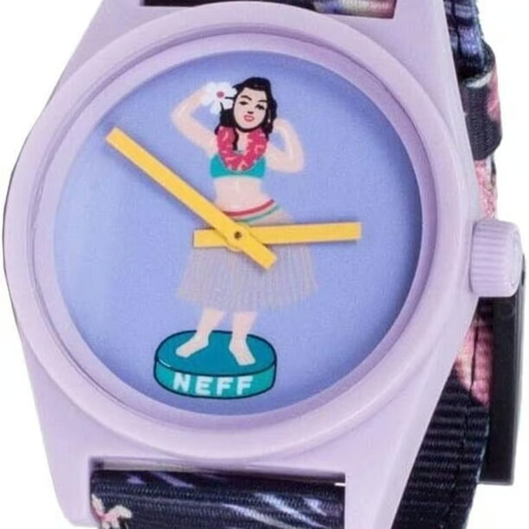 Neff Mens Unisex Daily Hawaiian Hula Girl Tropical Strap Watch New Model NF0208